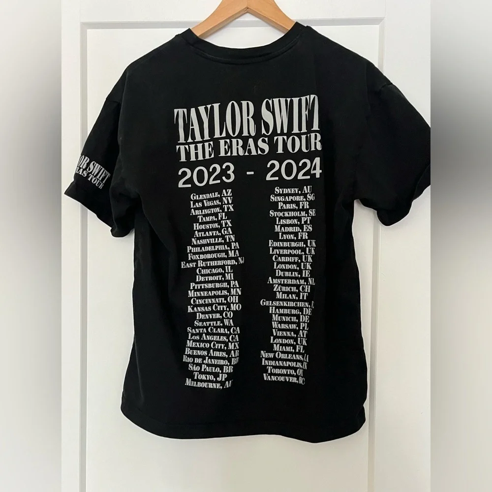 Authentic Taylor Swift Era's Tour 2023-2024 Merchandise 100% Cotton Graphic Tee - Picture 5 of 6